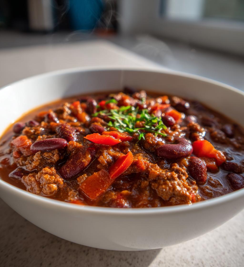 Mexicaanse chili met bonen