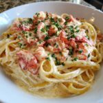 Romige pasta met kreeft