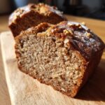 Zuurdeeg bananenbrood met walnoten
