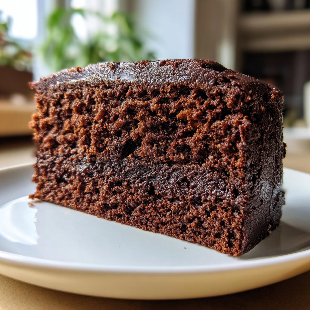 Zuurdeeg discard chocoladecake