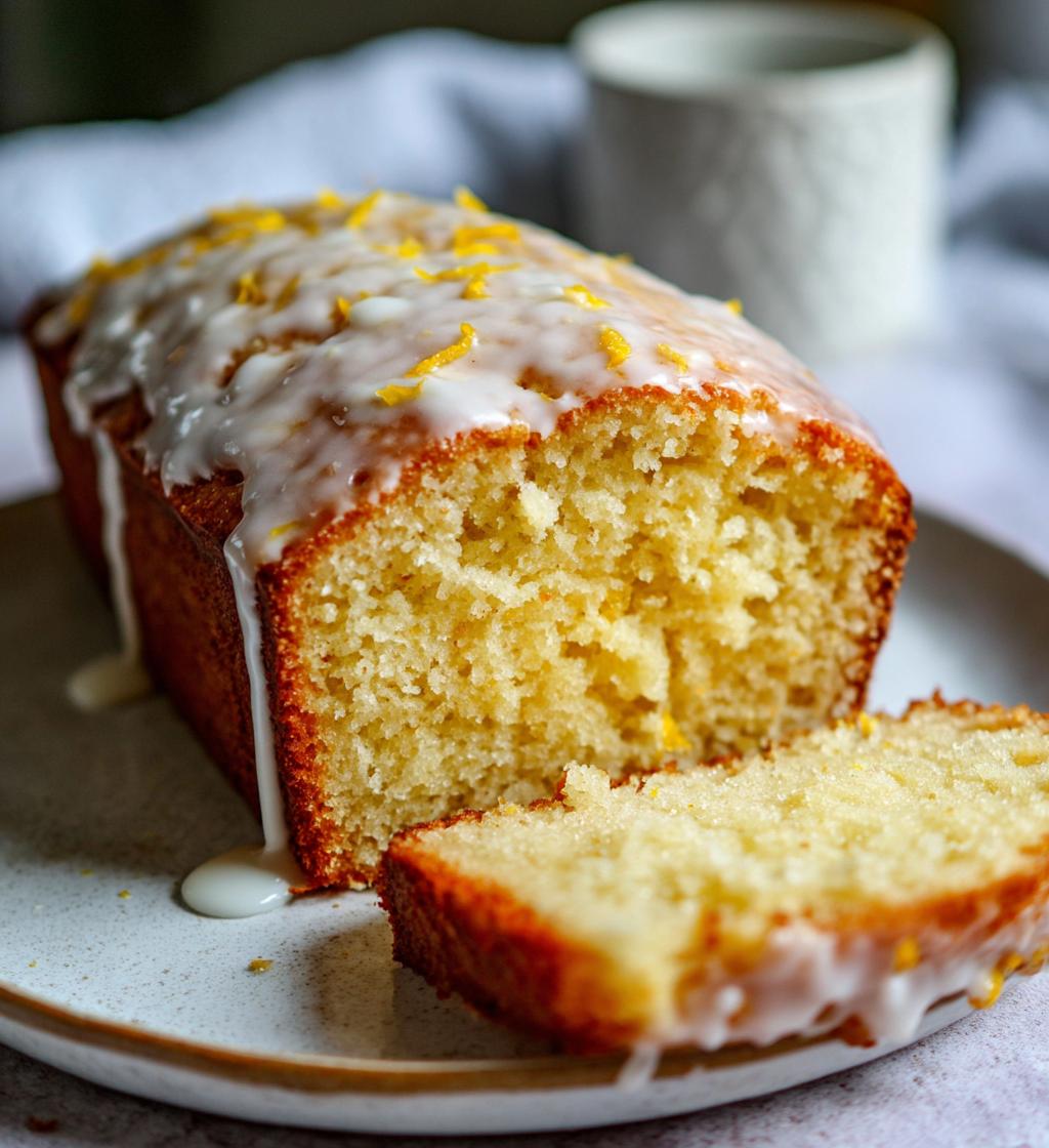 Zuurdeeg discard citroencake