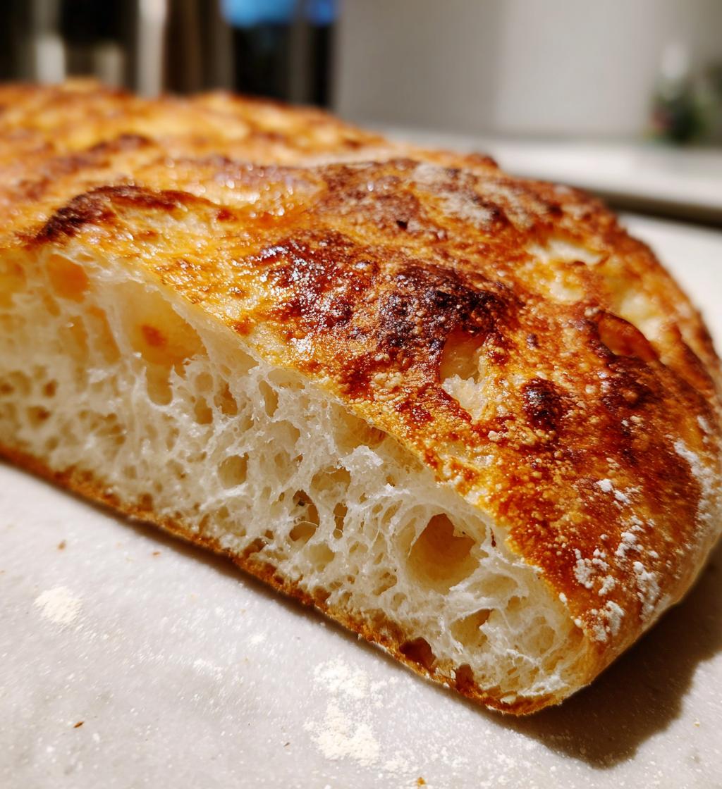 Zuurdeeg discard pizza bodem