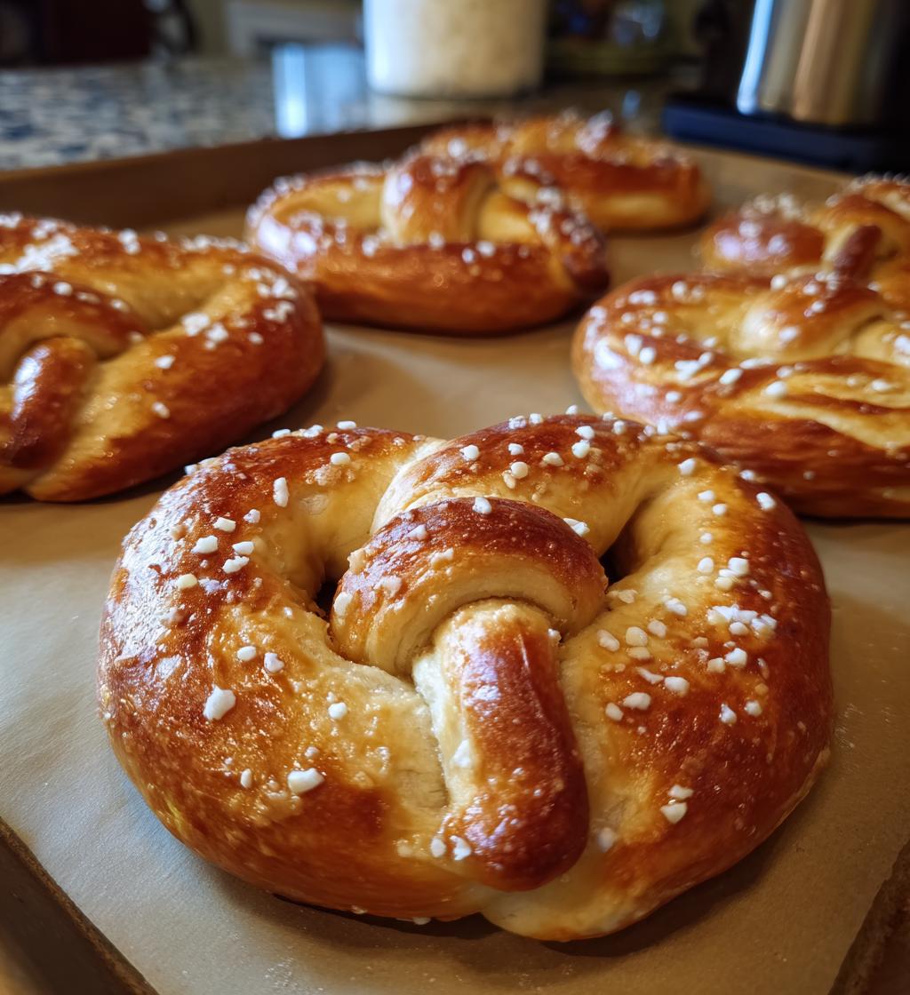 Zuurdeeg discard pretzels