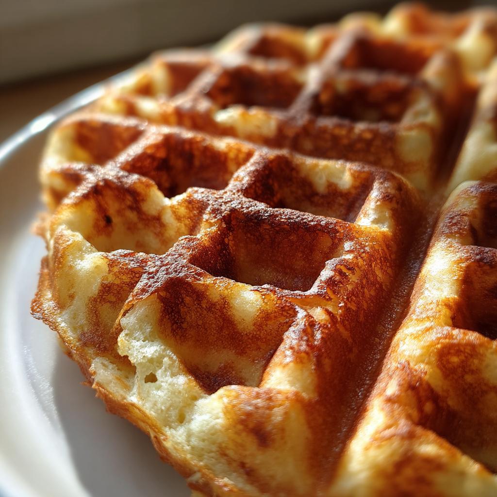 Heerlijke zuurdeeg discard wafels in slechts 30 minuten