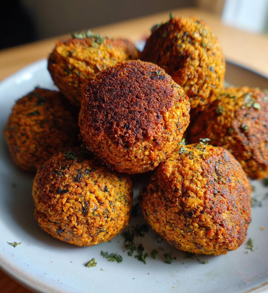15 minuten naar perfecte airfryer falafel – verrukkelijk en krokant