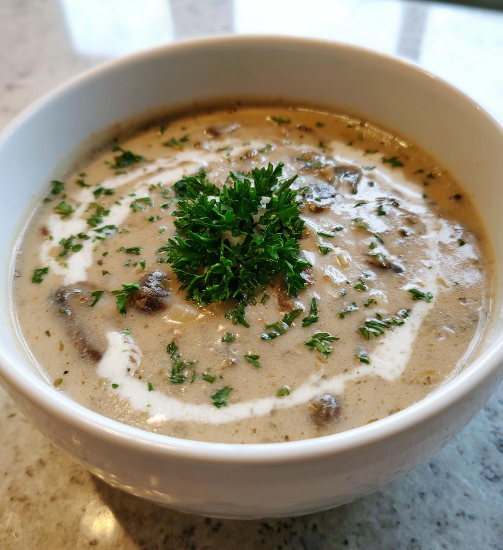 Romige champignonsoep: 1 van de beste soepen ooit voor ultieme troost