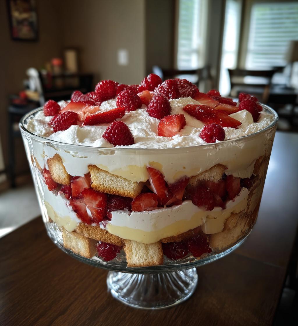 desserts in een trifle schaal