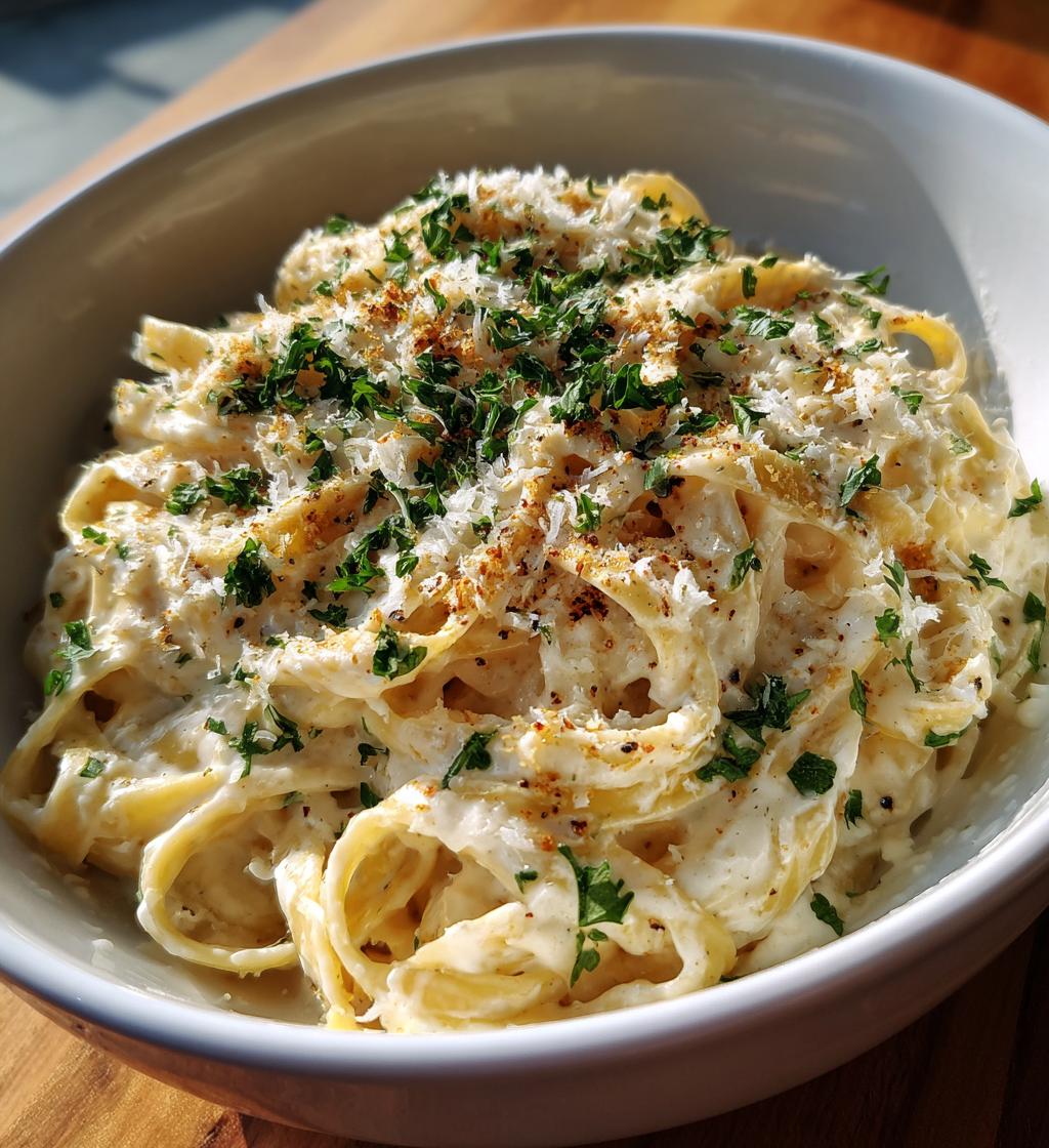 gezonde alfredo saus