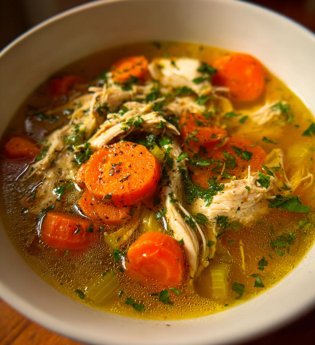 Magische gezonde kippensoep in slechts 5 simpele stappen