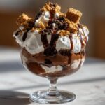 individuele desserts in een beker