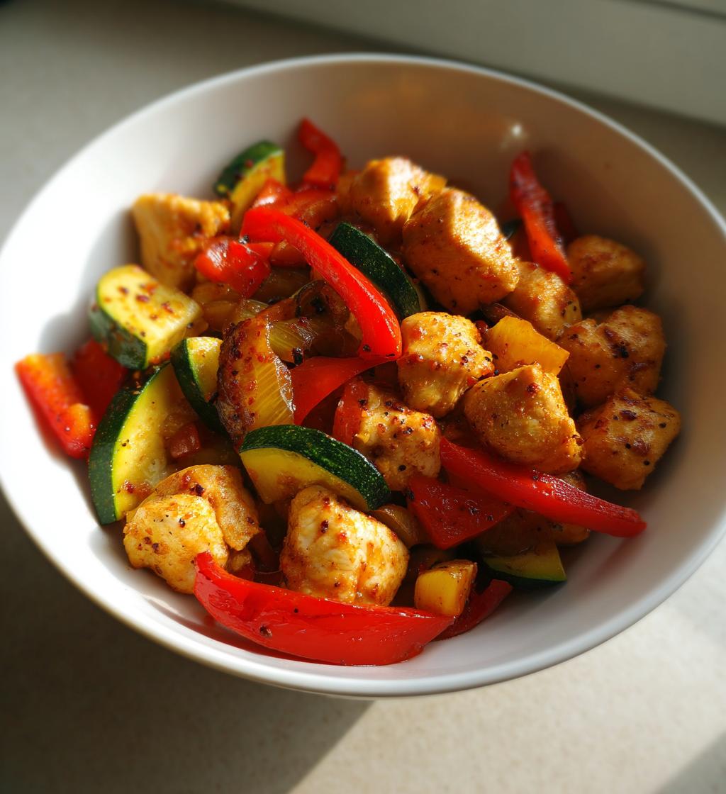 Makkelijk kip en groenten recept in slechts 25 minuten