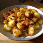 ontbijt aardappelen in koekenpan