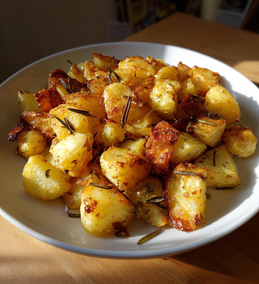 Smullen van ontbijt aardappelen in koekenpan in 20 minuten