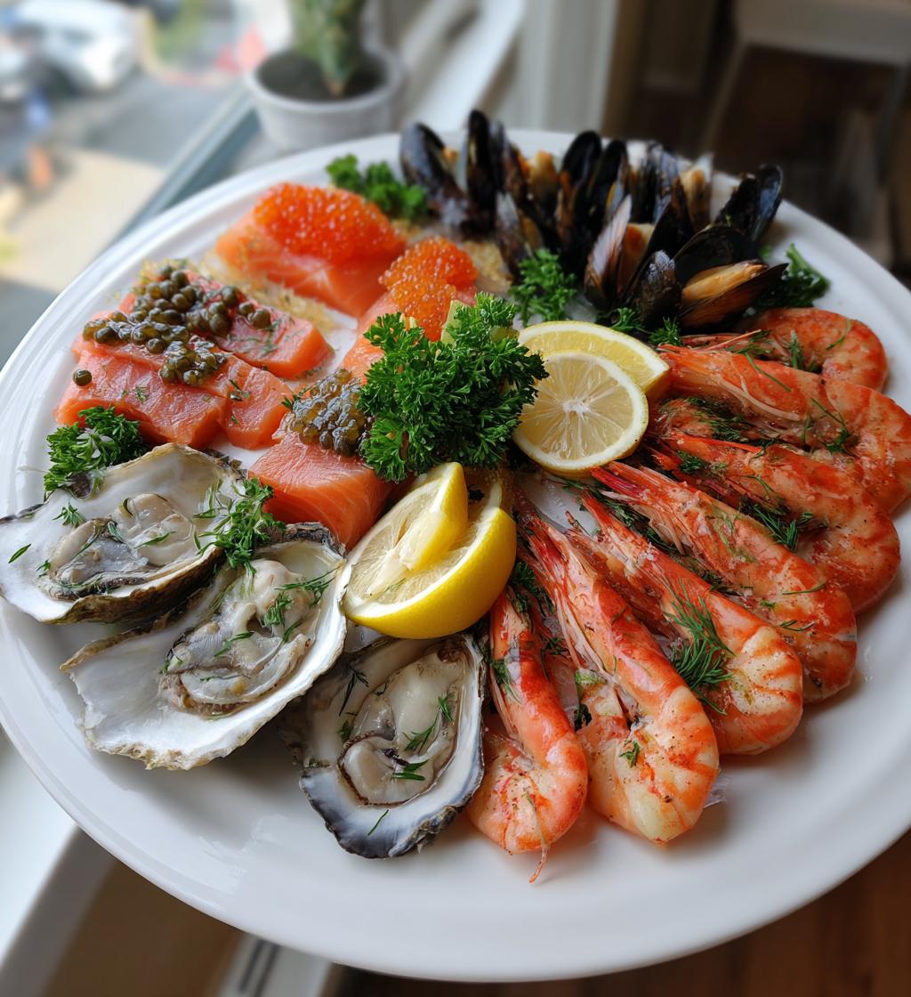 Prachtig zeevruchtenplateau presentatie in 5 simpele stappen