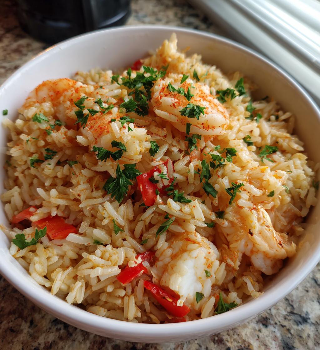 zeevruchtenrijst met krab en garnalen