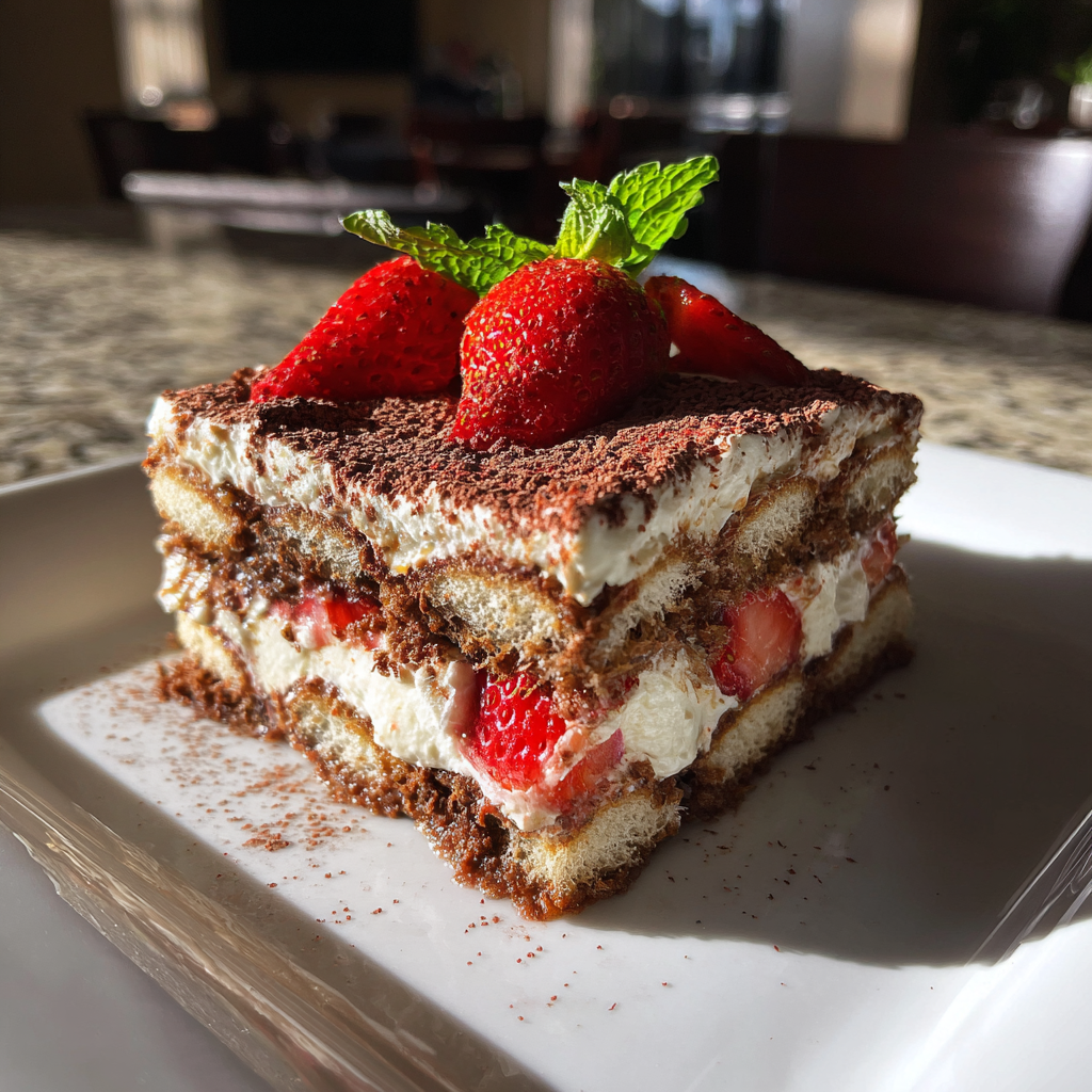 Aardbeien Tiramisu: 1 Fantastisch Zomers Dessert