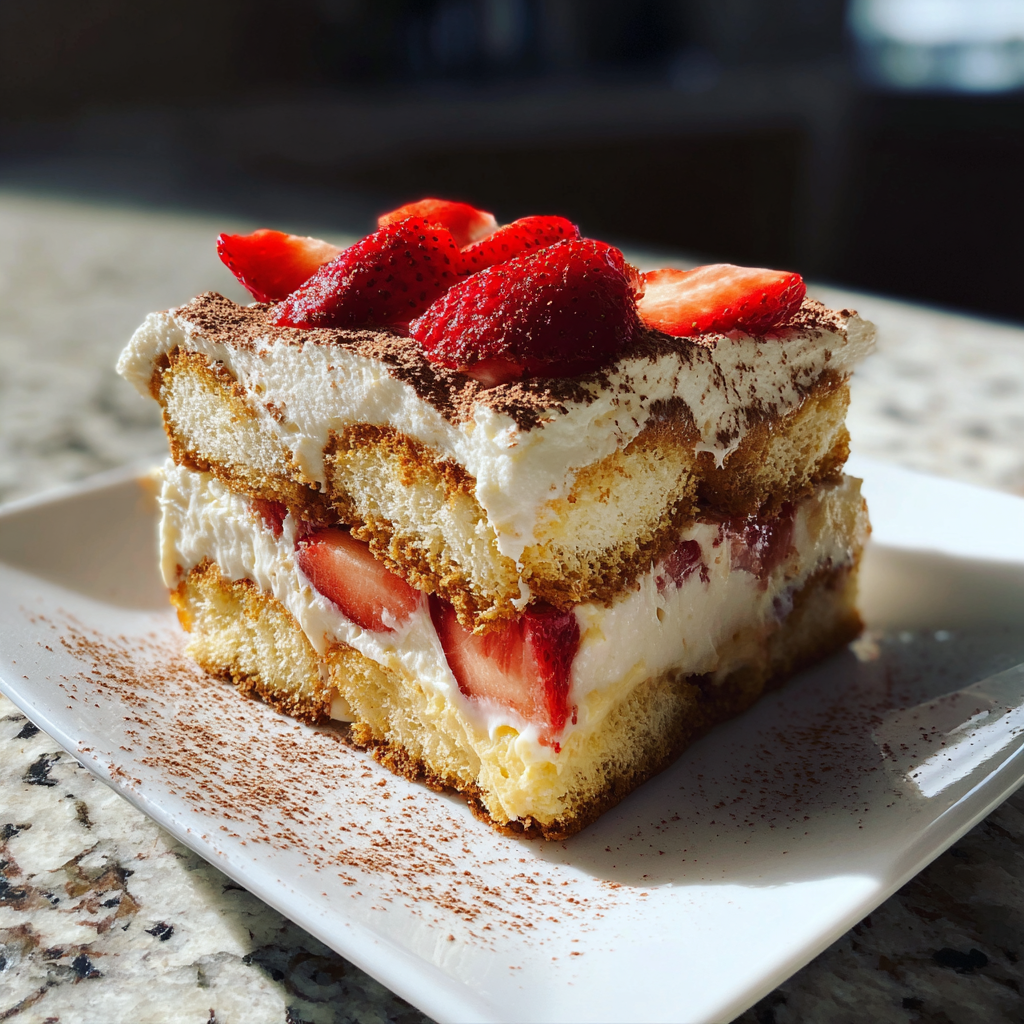 Aardbeien Tiramisu Taart: 3 Stappen naar Verrukkelijkheid