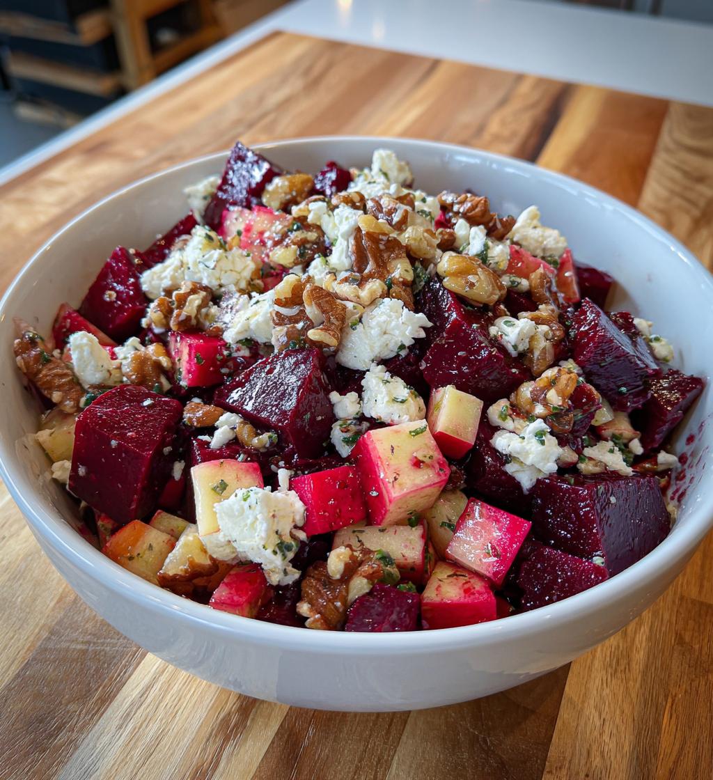 Perfecte bietensalade met appel in slechts 15 minuten