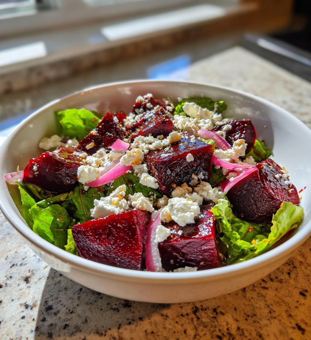 Magische bietensalade met feta in slechts 10 minuten