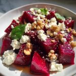 bietensalade met geitenkaas