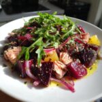 bietensalade met makreel