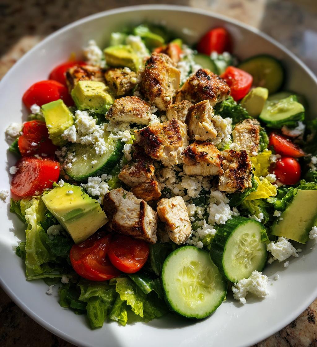 Gezonde salade lunch in slechts 15 minuten – smaakvol en simpel