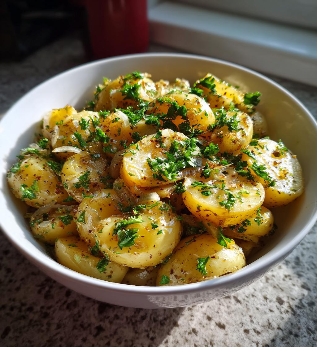 Perfecte kartoffelsalat in slechts 3 eenvoudige stappen