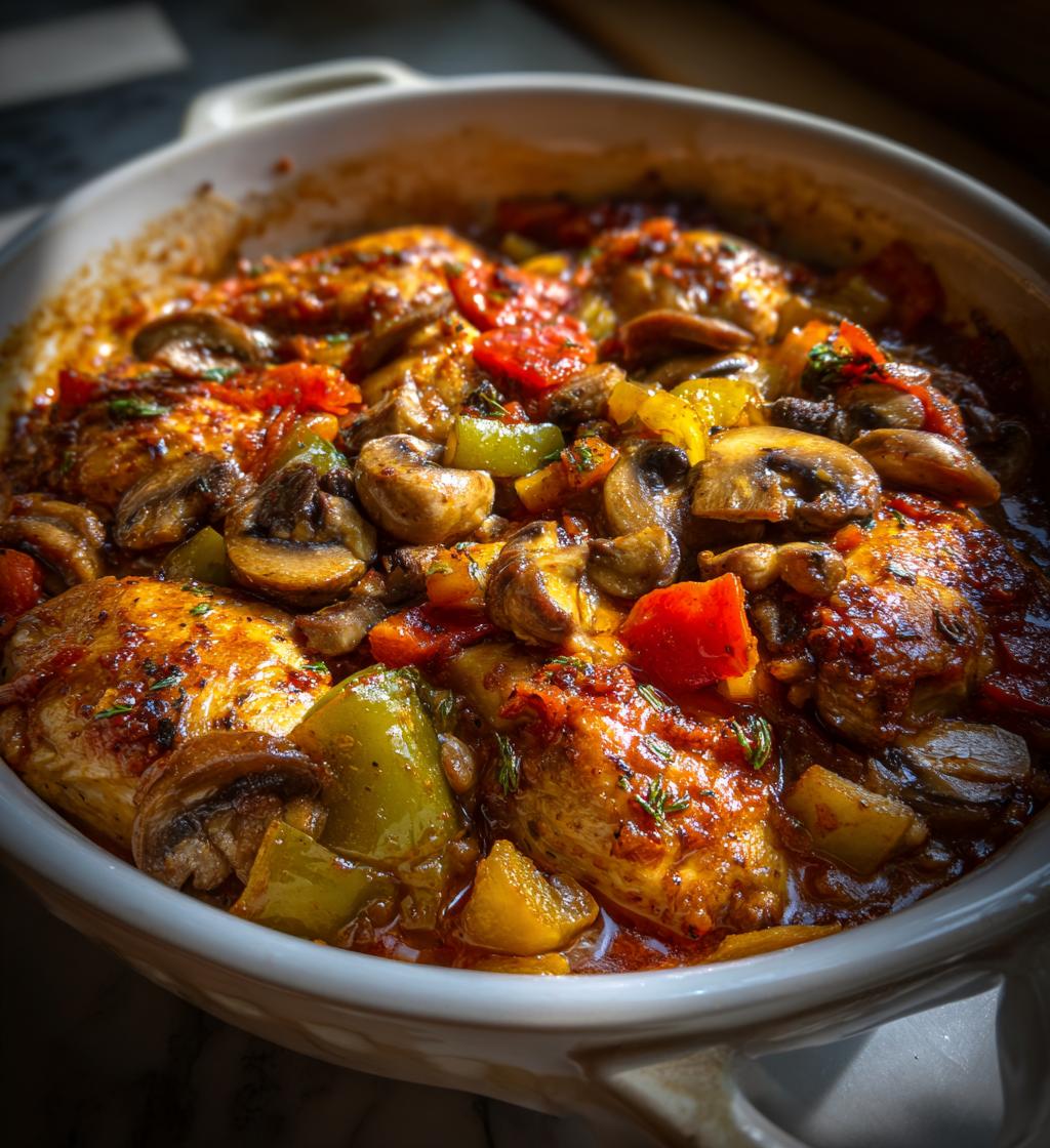 Heerlijke kip ovenschotel gezond met 35g eiwit per portie