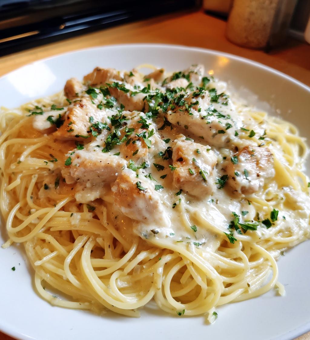 Romige kip pasta boursin in slechts 30 minuten klaar