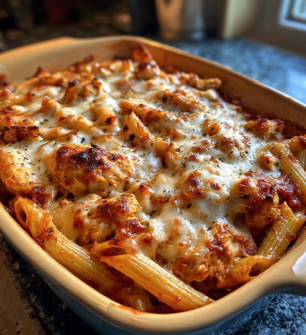 Romige kip pasta ovenschotel in slechts 45 minuten