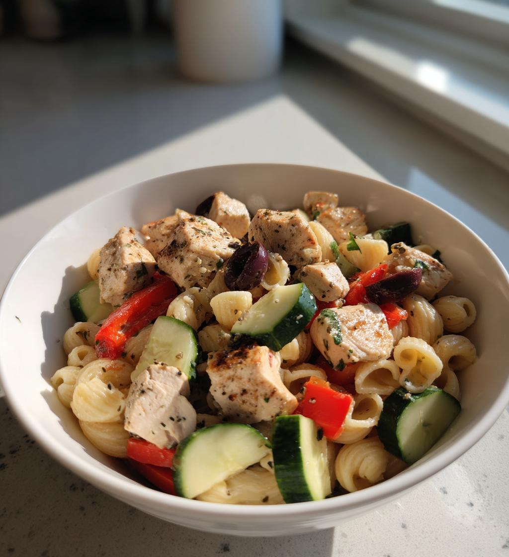 Heerlijke kip pasta salade in 30 minuten + 5x variaties