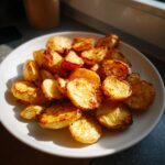 knapperige gebakken aardappels