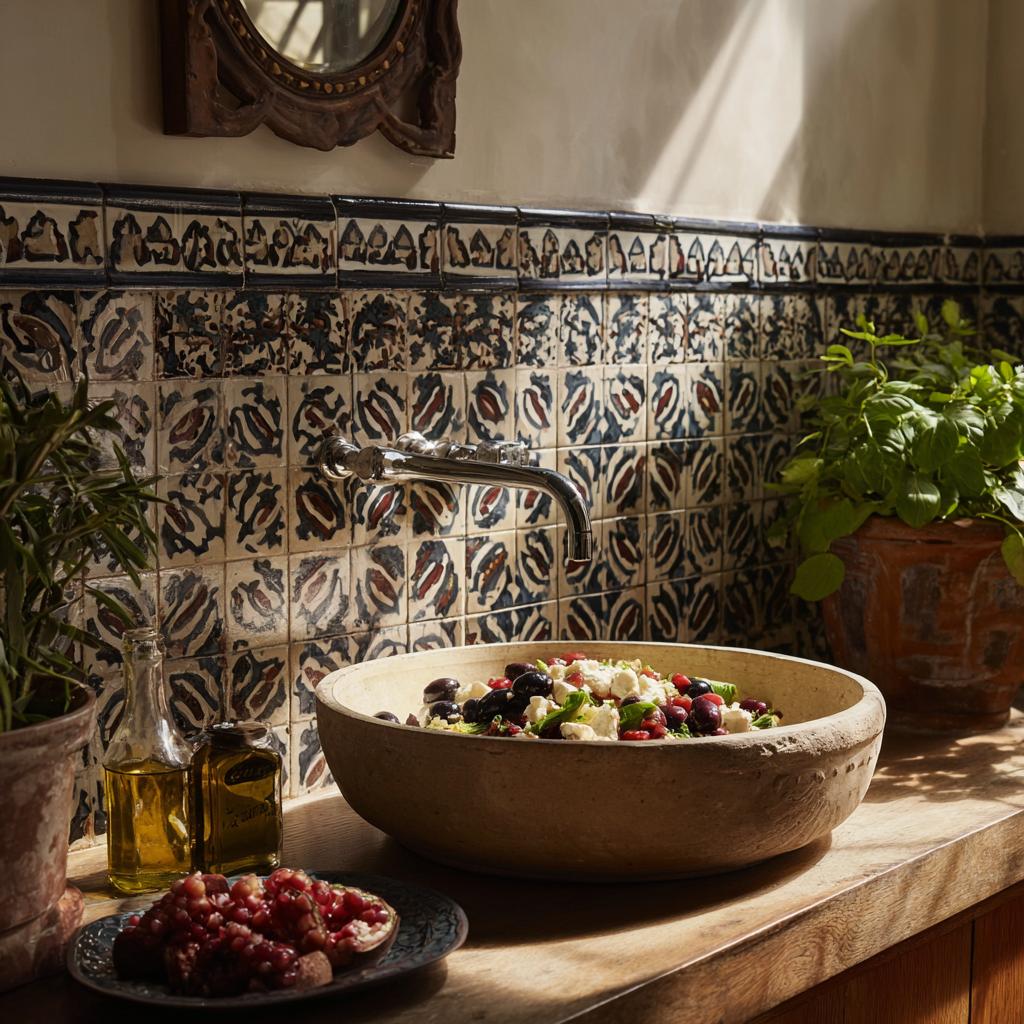 mediterraanse badkamer