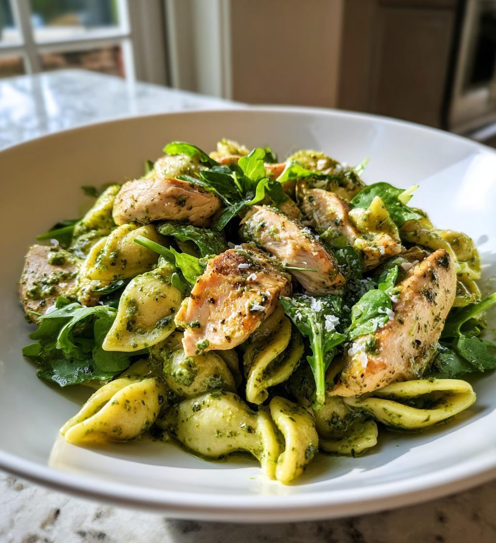 Romige pasta pesto recepten kip salade in 15 minuten