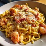 romige pasta recepten met garnalen