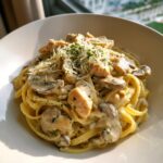 romige pasta recepten met kip en champignons
