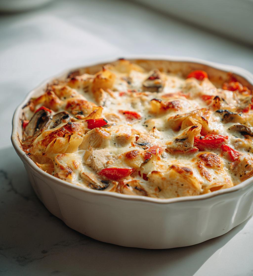 Met dit 5-stappenplan maak jij de perfecte tuscan chicken pasta bake