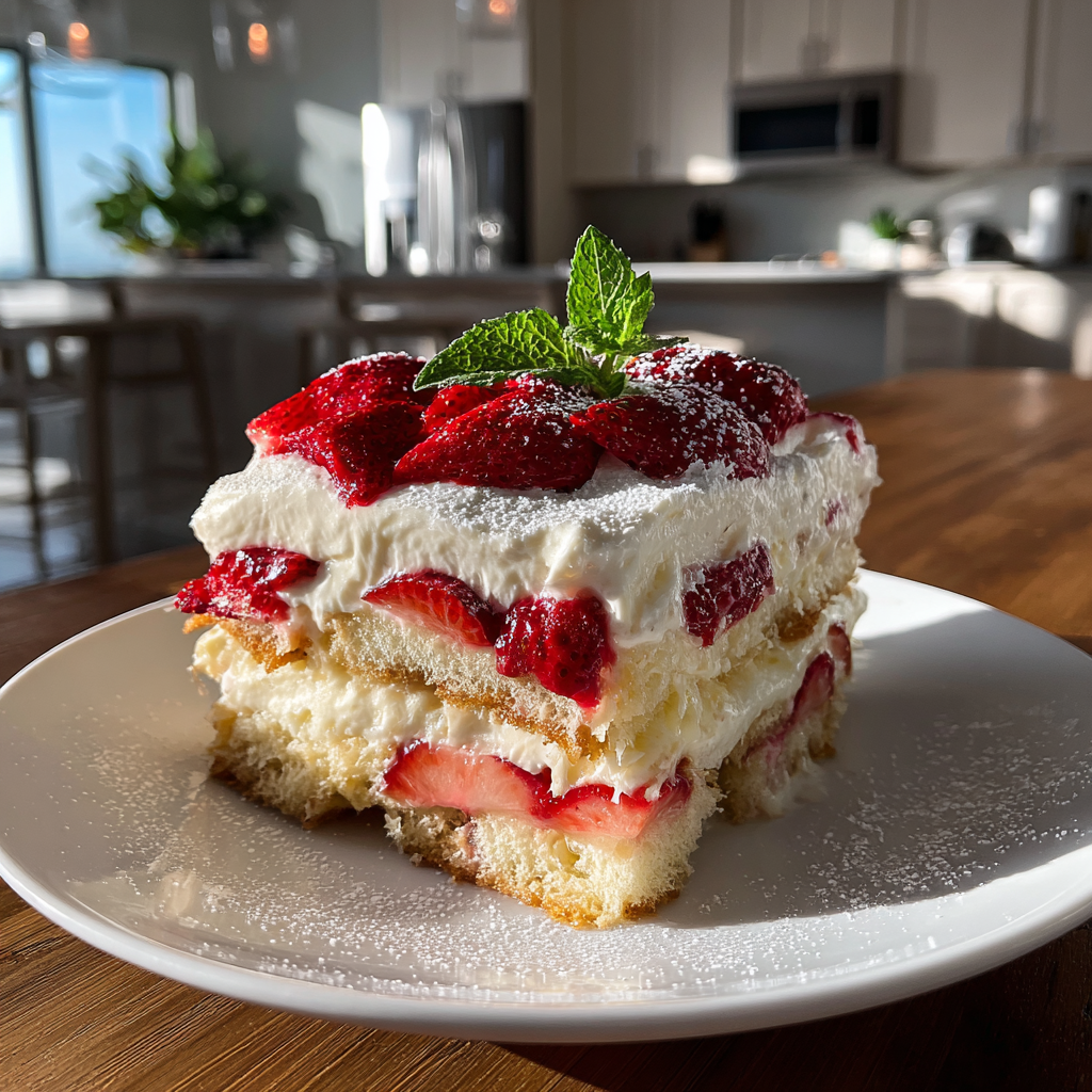 Verrukkelijke Aardbeien Tiramisu: Smaakt Hemels