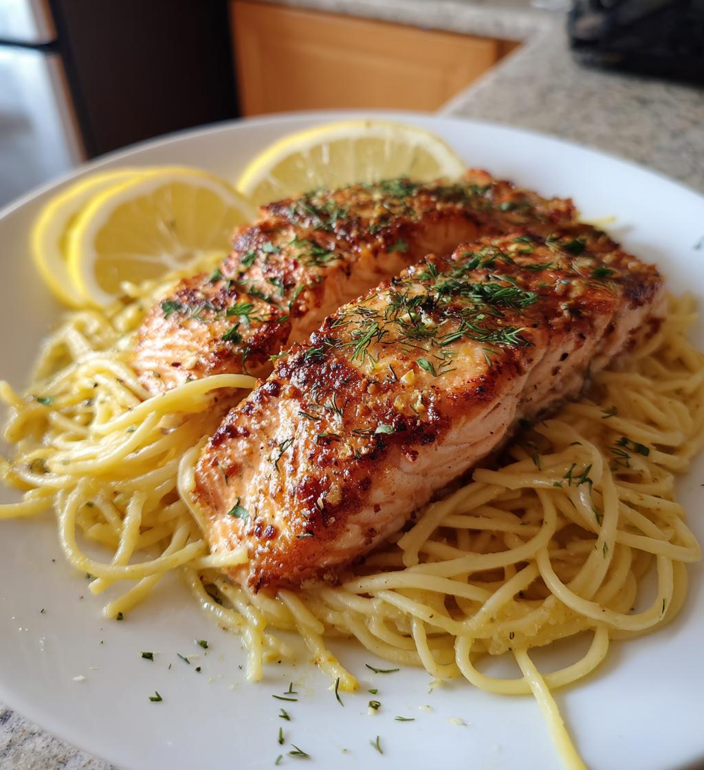 Heerlijke zalm uit de oven met pasta in slechts 15 minuten