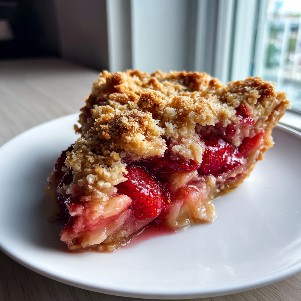 Aardbei Rabarber Crumble: Het Perfecte Duo in 35 Minuten