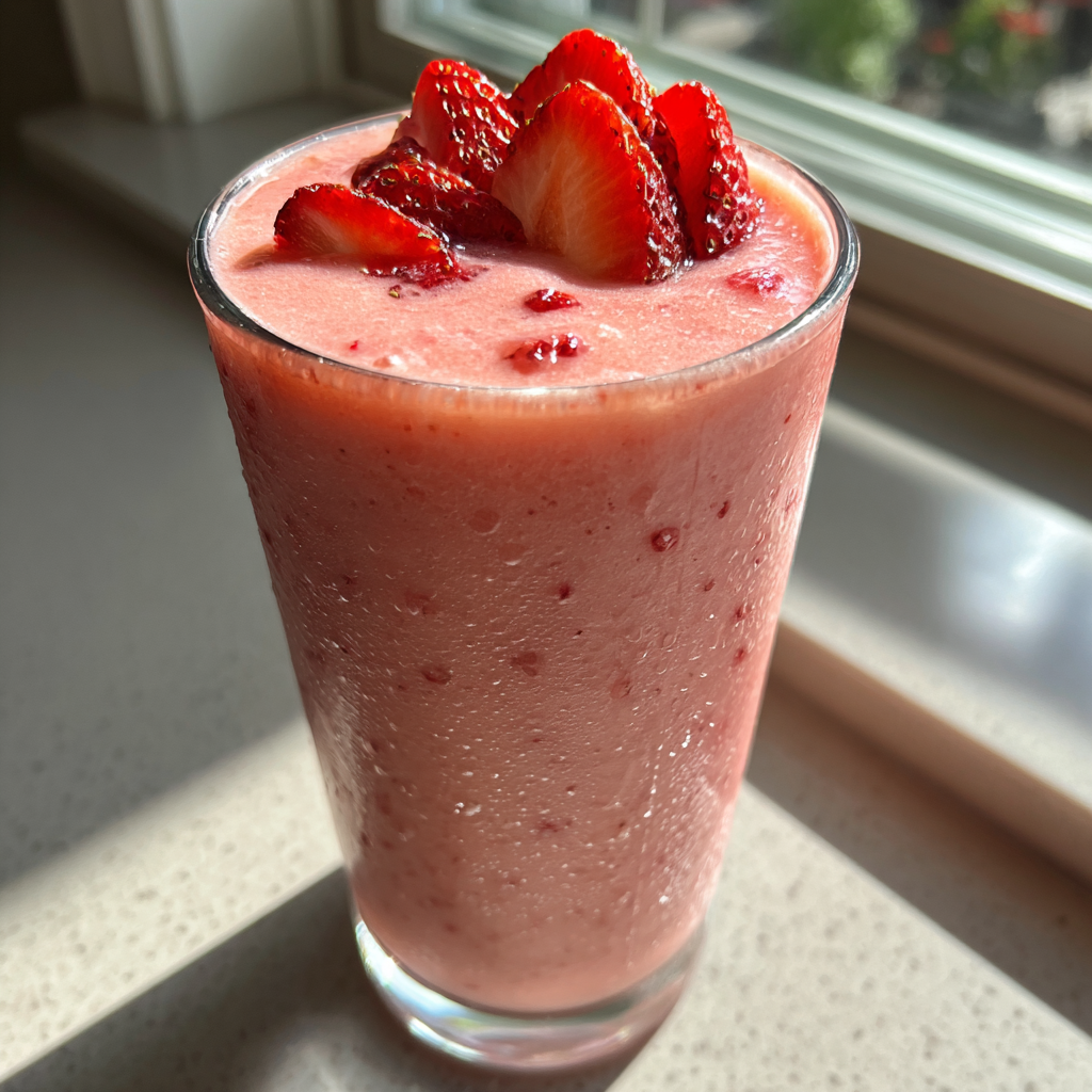 Aardbei Smoothie: Fris, Romig en in 5 Minuten Perfect Klaar