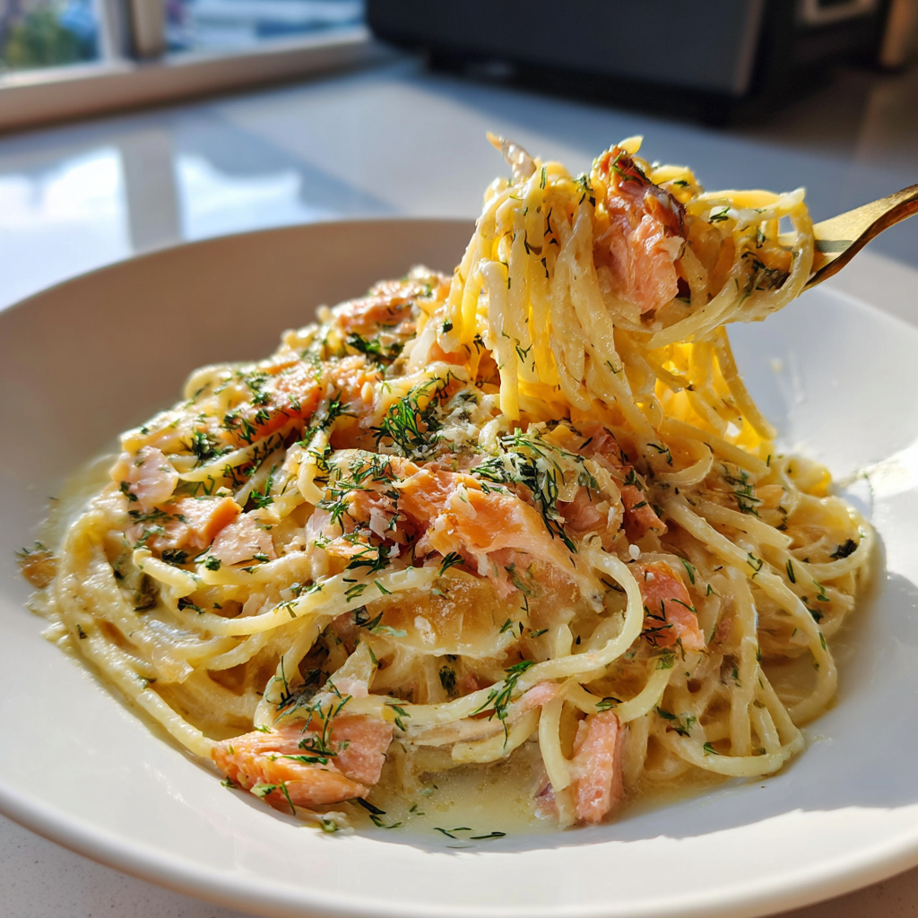 gerookte zalm met pasta recept: Perfect in 25 minuten