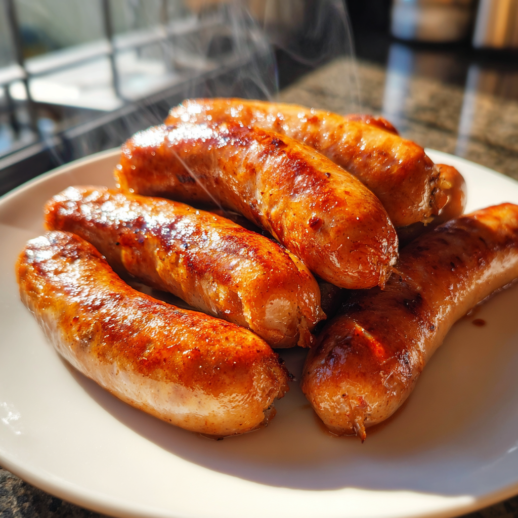 Krokante Air Fryer Worst: Perfect in 12 Minuten Gebakken
