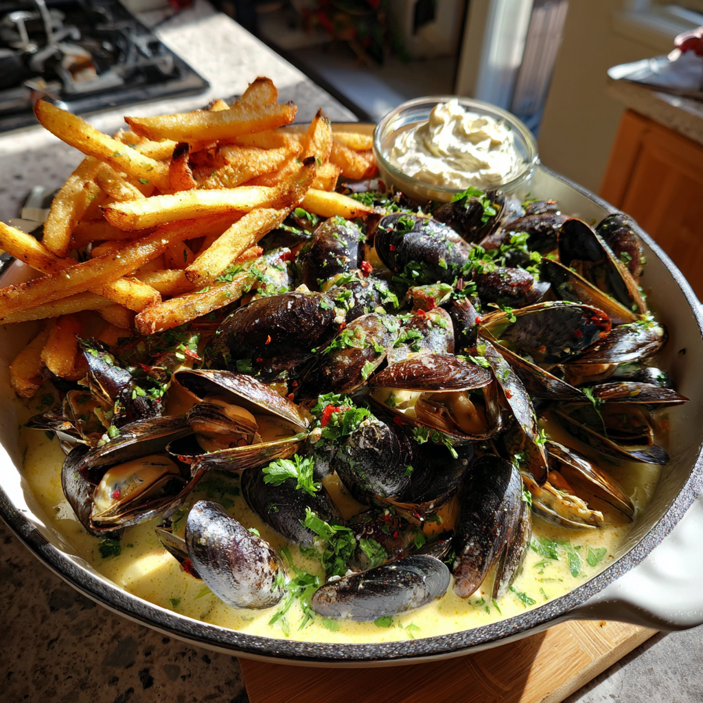 mosselen: Perfect klaargemaakt in 25 minuten + frietjes