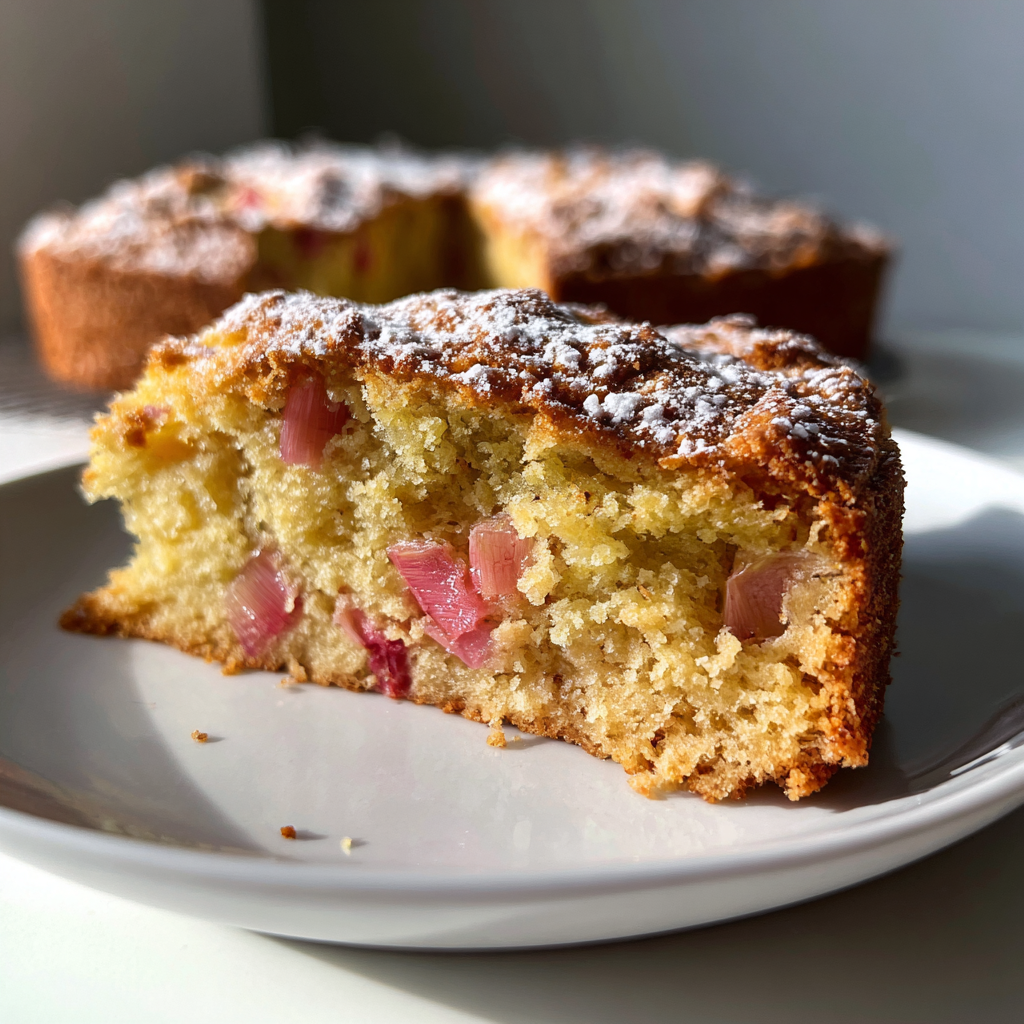 Rabarber Cake: Sappig, Zurig en Absoluut Onweerstaanbaar Perfect in 45 minuten