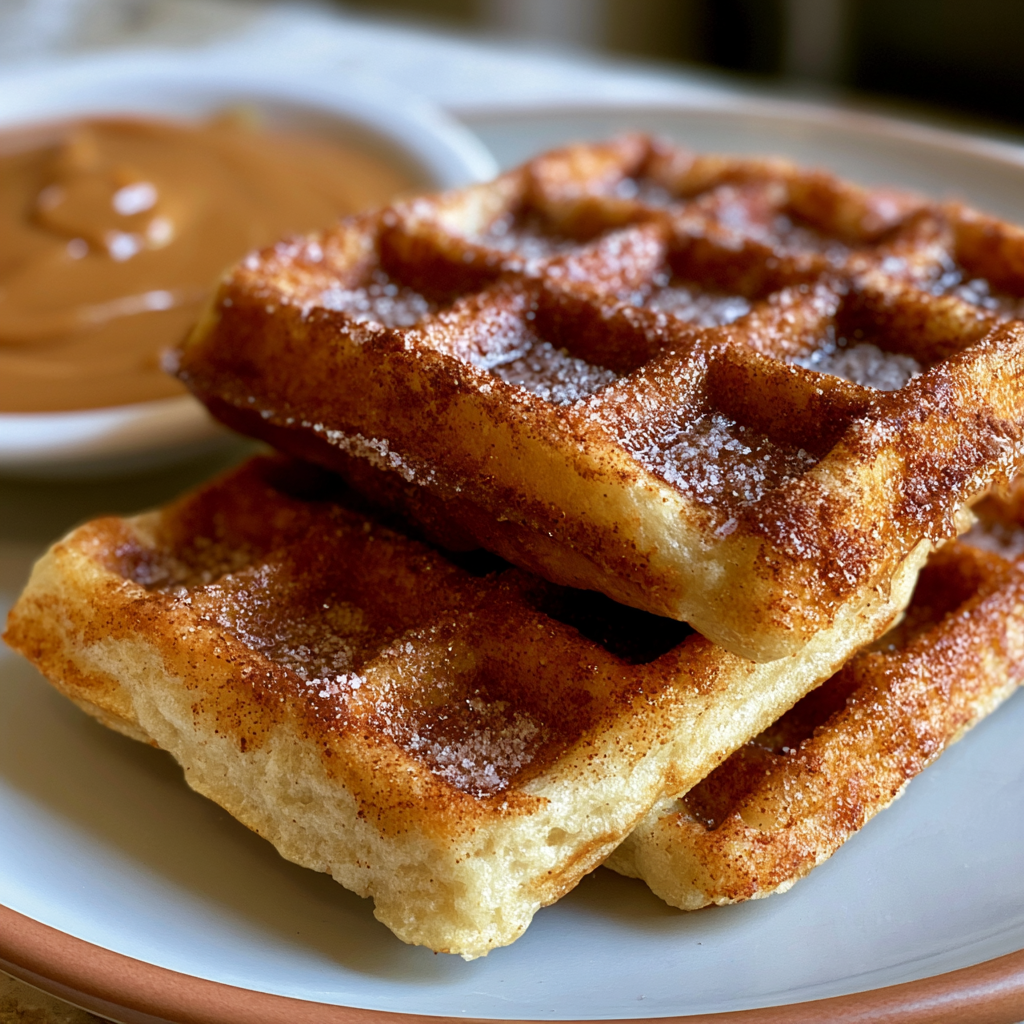 Churro wafels met dulce de leche: 10 minuten voor perfecte traktatie