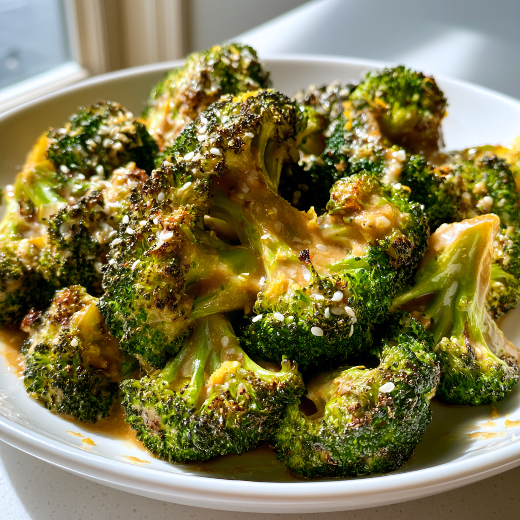 Citroen tahin geroosterde broccoli met een perfecte smaakervaring