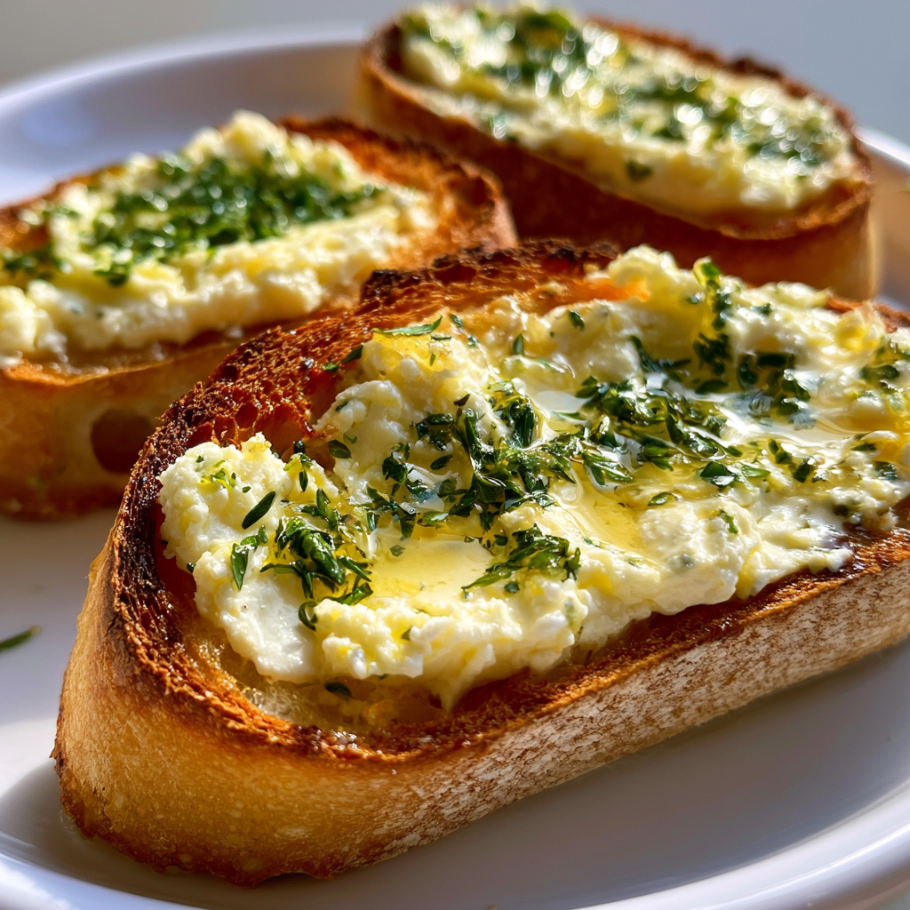 Geklopte feta met honing en tijm op zuurdesem voor een Perfect toast