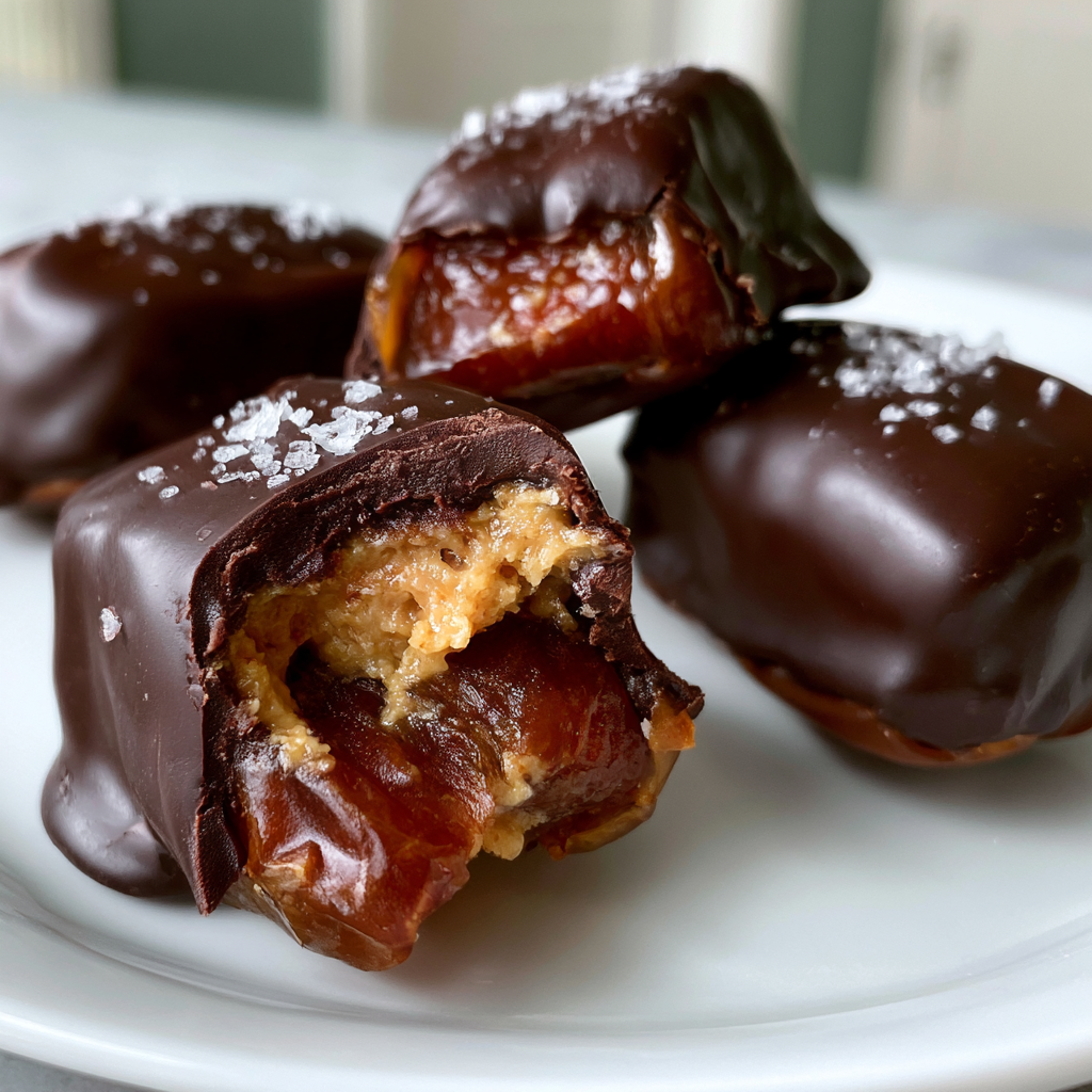 Gevulde dadels met amandelboter en pure chocolade: 5 Irresistible stappen