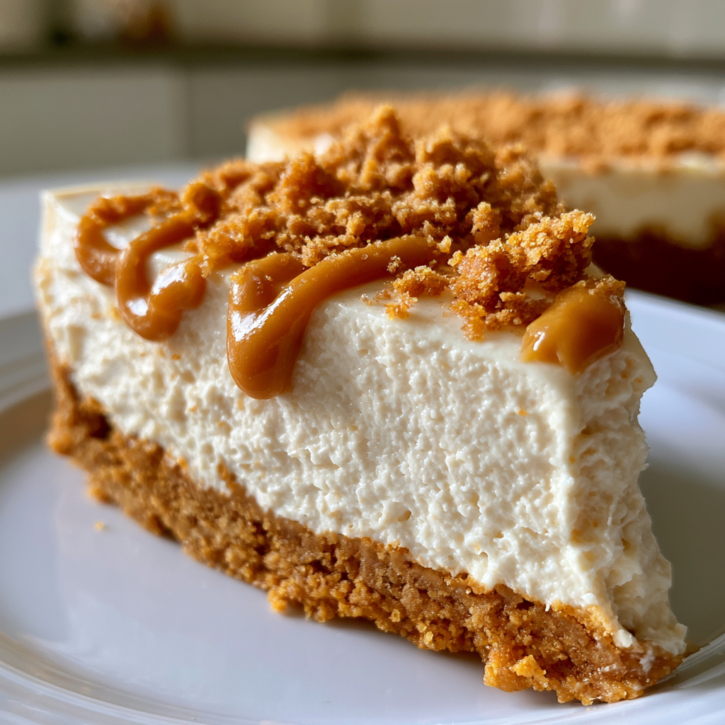 No-bake biscoff cheesecake met 5 stappen voor een perfecte traktatie